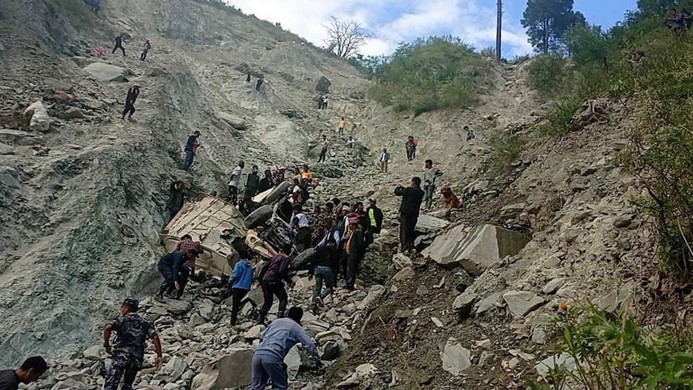 बझाङमा जीप दुर्घटना, ५ जनाको मृत्यु