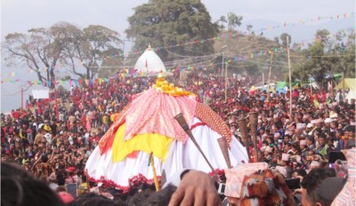 डडेल्धुरामा लाग्ने बडाल जाँत आज ‘रतेडी’, भोलि’ दिउसेडी