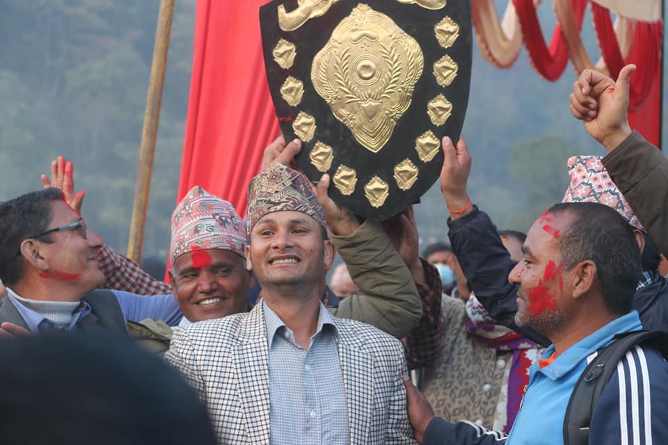 आलिताल गाउँपालिका स्तरीय राष्ट्रपति रनिङ शिल्डको उपाधि दुर्गा माविलाई