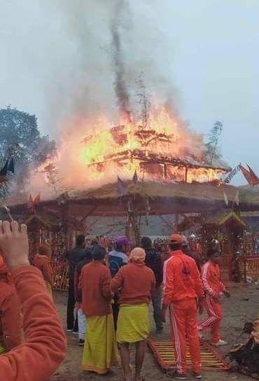 अछामको बैद्यनाथ धामको कोटिहोम कुण्डमा आगलागी